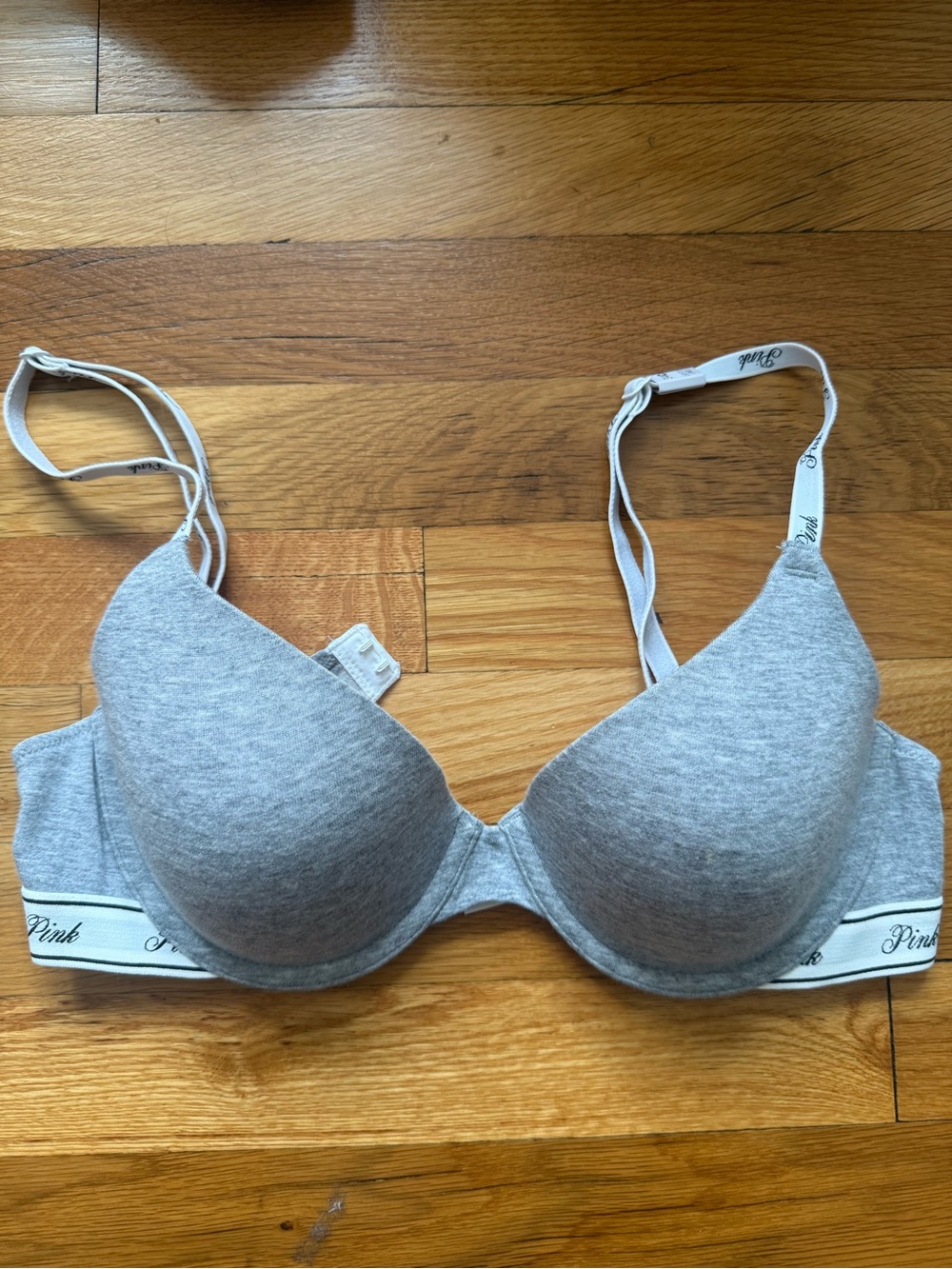 PINK Bra with Logo 34C